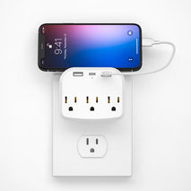 4K UHD HD Wall Outlet / Charger With WiFi Security Camera