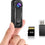True 1080P Small Body Camera, Personal Pocket Video Camera with Audio Loop Recording Time Stamps External Memory Up to 128GTwo Clips and Easy to Operation (32GB)