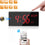 Wi Fi Clock WiFi Surveillance Camera-33FT Night Vision -Support Motion Detection 160 Degree Angle