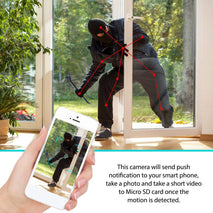 1080P DIY  Small Nanny Cameras Home Security Live Streaming Through Android/iOS App Motion Detection Alerts