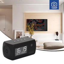 1080P HD Clock WiFi Security Camera With Night Vision and 365 Day Battery
