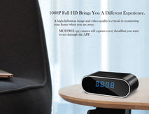 Desk Clock  WiFI Nanny Camera with Night Vision