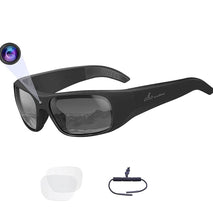1080P HD Waterproof Video Sunglasses, With Polarized UV400 Protection Safety Lenses