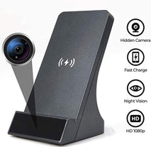 Fast Wireless Charger Home Nanny Security Camera With Night Vision