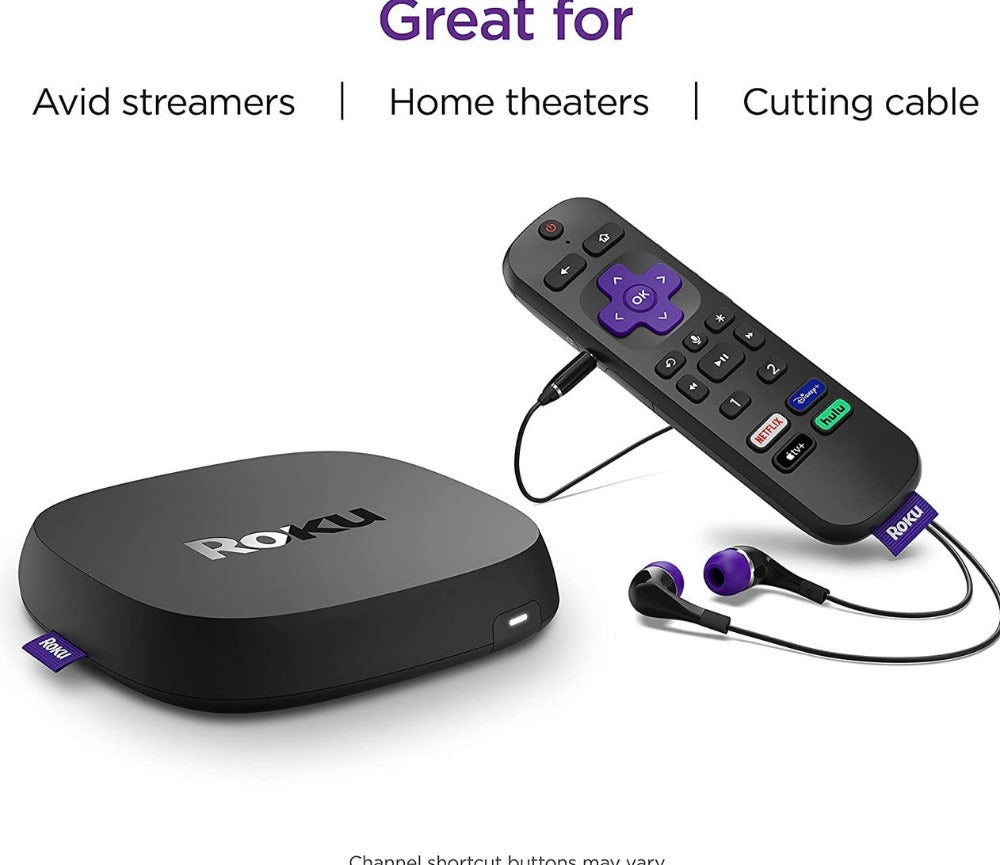 4K UHD WiFi Roku Player Security Camera + DVR Live View Remote ...